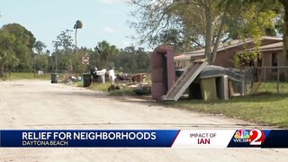 Daytona Beach police, organizations work together to help families devastated by Ian