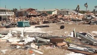 Search and rescue teams on Fort Myers Beach