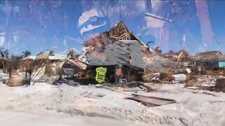 Search and rescue teams on Fort Myers Beach