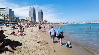 Beach Walking tour - Barcelona Spain - Somorrostro Beach 2022