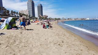 Beach Walking tour - Barcelona Spain - Somorrostro Beach 2022