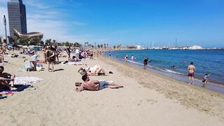 Beach Walking tour - Barcelona Spain - Somorrostro Beach 2022