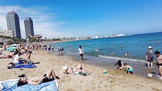 Beach Walking tour - Barcelona Spain - Somorrostro Beach 2022