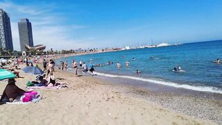 Beach Walking tour - Barcelona Spain - Somorrostro Beach 2022