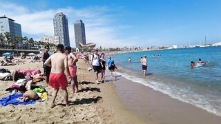 Beach Walking tour - Barcelona Spain - Somorrostro Beach 2022