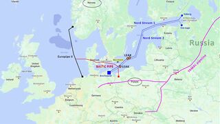 New Baltic pipeline starts Norway Poland | Nord Stream sabotage | Europe energy crisis | Geopolitics