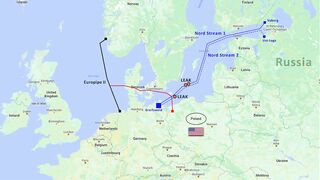 New Baltic pipeline starts Norway Poland | Nord Stream sabotage | Europe energy crisis | Geopolitics