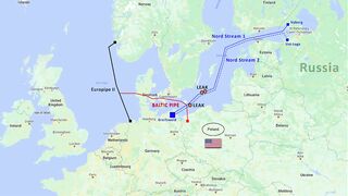 New Baltic pipeline starts Norway Poland | Nord Stream sabotage | Europe energy crisis | Geopolitics