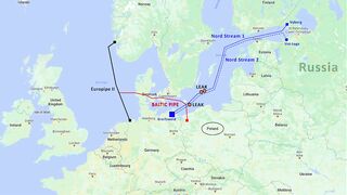 New Baltic pipeline starts Norway Poland | Nord Stream sabotage | Europe energy crisis | Geopolitics