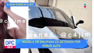 Detienen a modelo de OnlyFans por robar un auto | De Pisa y Corre