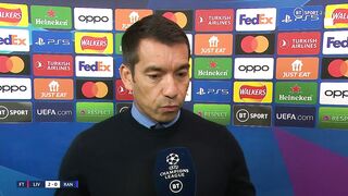 "These games will improve us as a team" Van Bronckhorst on tough loss to Liverpool!