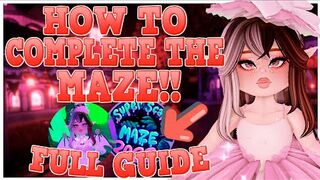 *EASY* HOW TO COMPLETE THE MAZE (FULL GUIDE) in ROYALE HIGH HALLOWEEN 2022