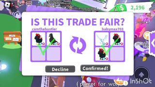 I traded my FROST DRAGON ???????? + 4 Success Trades???? #fyp #roblox #adoptmetrades #adoptme #