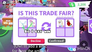 I traded my FROST DRAGON ???????? + 4 Success Trades???? #fyp #roblox #adoptmetrades #adoptme #