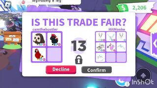 I traded my FROST DRAGON ???????? + 4 Success Trades???? #fyp #roblox #adoptmetrades #adoptme #