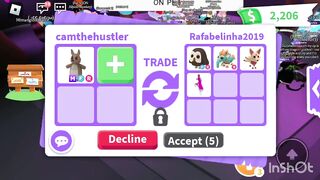 I traded my FROST DRAGON ???????? + 4 Success Trades???? #fyp #roblox #adoptmetrades #adoptme #