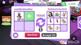 I traded my FROST DRAGON ???????? + 4 Success Trades???? #fyp #roblox #adoptmetrades #adoptme #