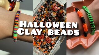 Halloween clay beads tiktok compilation????????