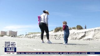 Wildwood officials inspect massive destruction of beach after days of rain, wind