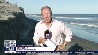 Wildwood officials inspect massive destruction of beach after days of rain, wind