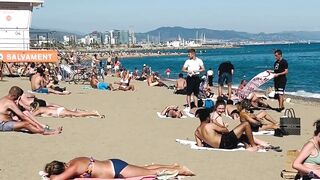 Barcelona beach walk ????????beach Sant Miquel