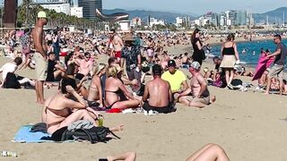 Barcelona beach walk ????????beach Sant Miquel