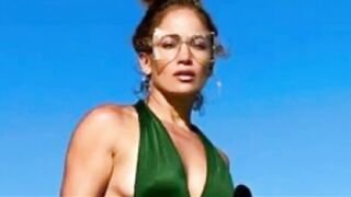 Jennifer Lopez has lunch with friends actors and models in Miami, before Ben Affleck