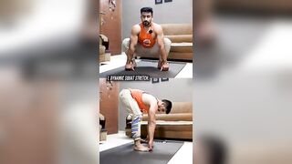 ✅????LEG-DAY Stretching Exercises (feat :- dubeyji????) #dynamicstretching #legdaystretch #youtubeshorts