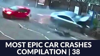 MOST EPIC CAR CRASHES COMPILATION! | 38 (USA, EU, ASIA, RUSSIA)