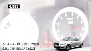 BMW M5 Acceleration Compilation