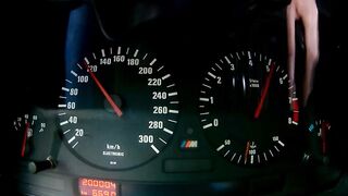 1990 E34 M5 3.6 acceleration 0-100-180 km/h