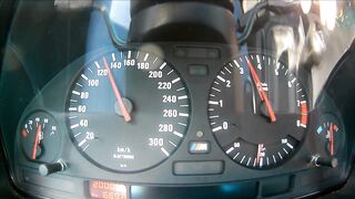 1990 E34 M5 3.6 acceleration 0-100-180 km/h