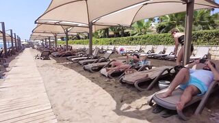 ANTALYA BELEK Beach Walk ???????? TURKIYE #turkey #antalya #belek #Hotel #beach