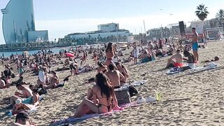 Beach Barceloneta????????Barcelona beach walk