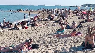 Beach Barceloneta????????Barcelona beach walk