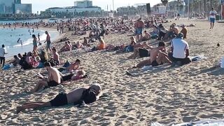 Beach Barceloneta????????Barcelona beach walk