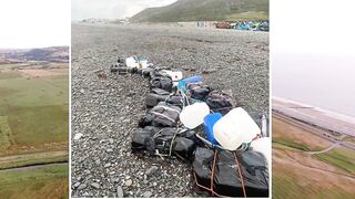 More Cocaine Packages Found On Welsh Beach After £100m Haul Found In Aberystwyth