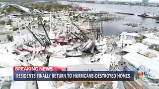 Residents Return To Fort Myers Beach For The First Time Since Hurricane