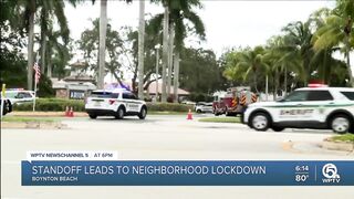 Man arrested after barricading himself inside Boynton Beach apartment