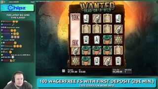 WANTED DEAD OR A WILD ★ NICE NICE NICE ★ VIHISLOTS TWITCH STREAM