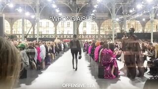 Valentino's recent runway was a DISASTER! (Models losing heels/falling)