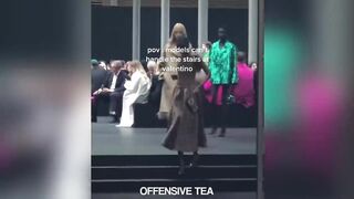 Valentino's recent runway was a DISASTER! (Models losing heels/falling)