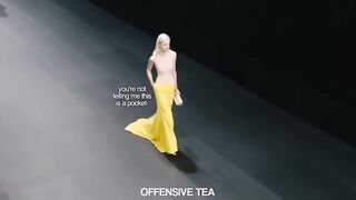 Valentino's recent runway was a DISASTER! (Models losing heels/falling)