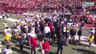 Michigan Coach Mike Hart Collapses on Sideline During Game vs Indiana | 2022 College Football