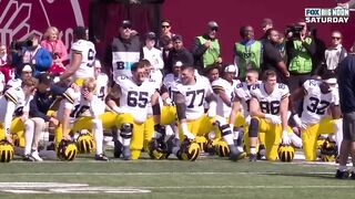 Michigan Coach Mike Hart Collapses on Sideline During Game vs Indiana | 2022 College Football