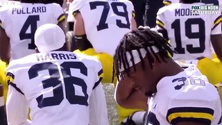 Michigan Coach Mike Hart Collapses on Sideline During Game vs Indiana | 2022 College Football