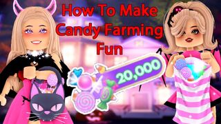 HOW TO Make Candy Farming Fun Royale High Halloween Update Candy Farming Tips