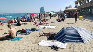 Beach Barceloneta????????Barcelona beach walk