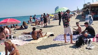 Beach Barceloneta????????Barcelona beach walk