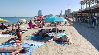 Beach Barceloneta????????Barcelona beach walk